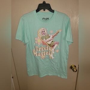 Trixie Mattel Drag Queen Rupauls Drag Race Blue T Shirt Adult Size M NWOT